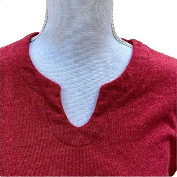 MOUNTAIN LAKE Petit Short Sleeve Red Blouse Size PL - Picture 3 of 6
